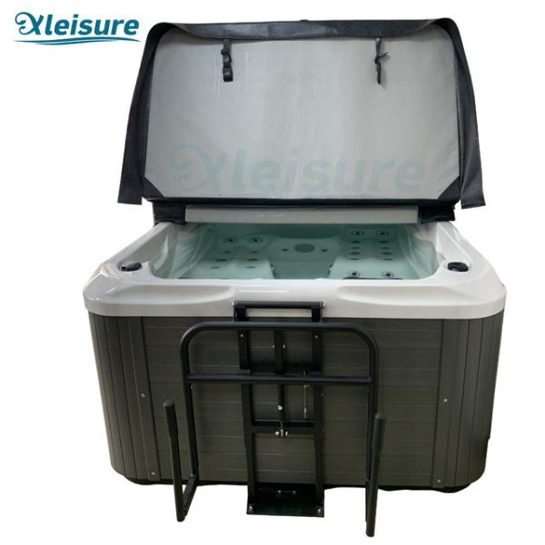 Buy cheap Collapsible Customized Shade Outdoor Spa Cover For Balboa Hot Tub In Charcoal from wholesalers