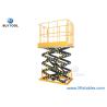 Buy cheap 881lbs Electric Lift Work Table High Travel Lifts With Safety Handrail 1700x1000mm from wholesalers
