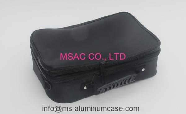 Buy cheap Fabric Aluminium Beauty Case Black Professional Makeup Bag For Carry Tools from wholesalers