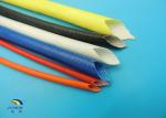 -40℃ ~ 155℃ F Class Oil Resistant Braided Acrylic Fiberglass Sleeving For Carton