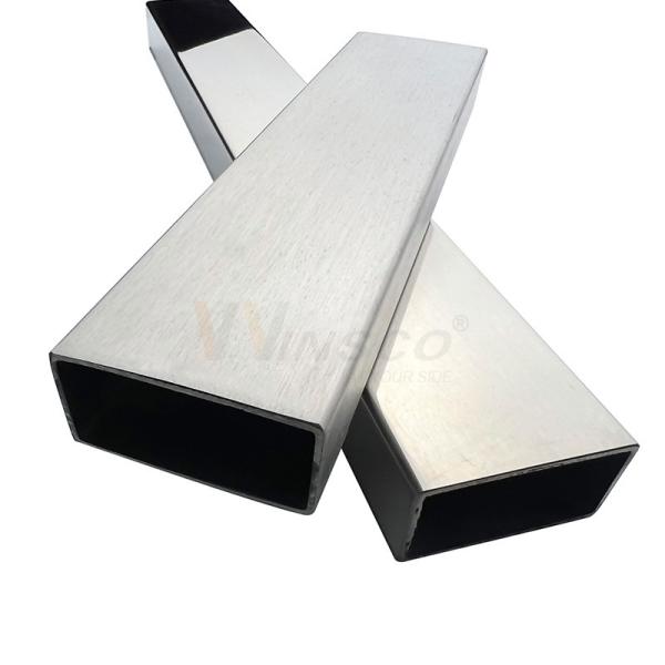 Buy cheap AISI 201 304 316 Inox Railing Pipe 0.5mm-2.7mm Thcikenss 20mmx40mm Stainless Steel Rectangular Tube from wholesalers