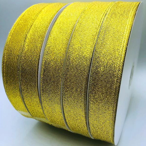 Buy cheap Glitter Metallic Gift Wrap Ribbon Multicolored Custom Size 12mm Satin Ribbon from wholesalers