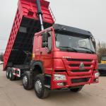 Sinotruk Howo 371 8x4 Manual Transmission Dump Truck 10-12 Wheel 30 Ton Sand