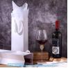 Buy cheap Paper Wine Bag Wine Bottle Bag Holder With Handles With Kraft Tissue Paper Retail Wine Bag For Christmas Holiday from wholesalers