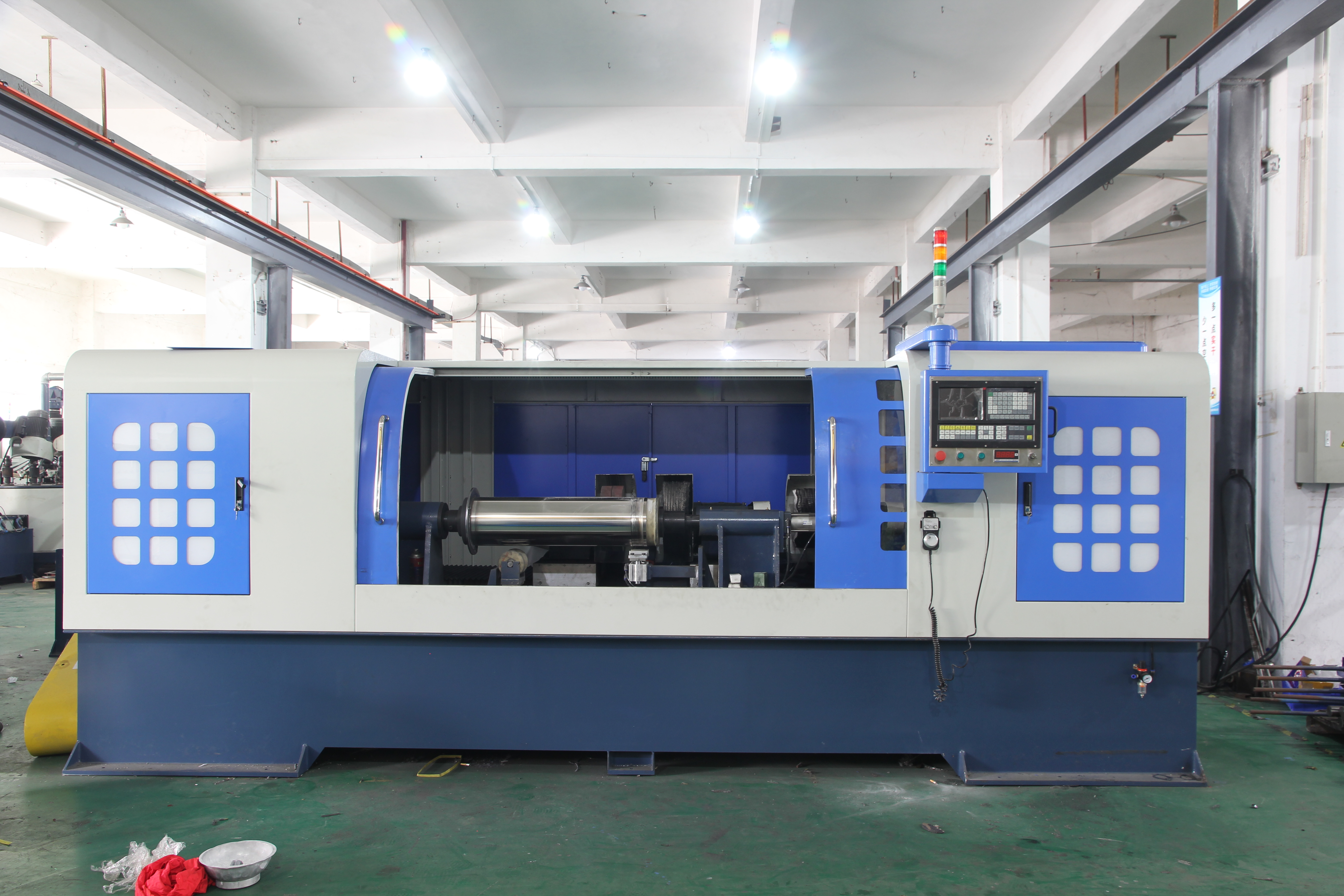 Tank outside polishing buffing machine stainless steel tank shell polishing machine