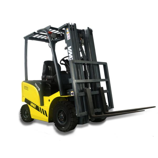 Buy cheap 3 Wheel Electric Forklift Walk Behind Fork Truck With Auto Hydraulic Transmission from wholesalers
