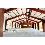 Commercial Shed Red Iron Steel Building Kits Low Carbon Steel Q235 Q345