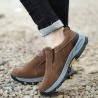 Buy cheap Hot Sale No Lace Non Slip Leather Woodland Steel Toe Construction Safety Work Shoes For Women Men from wholesalers