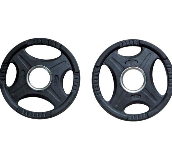 Buy cheap Fitness Lifting Barbell Plates Black Rubber Unisex from wholesalers