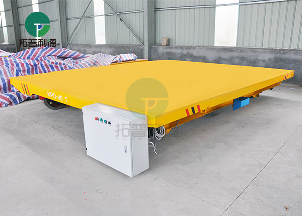 40T Heavy Duty Electric Driven Railway Guided Industrial Transfer Cars
