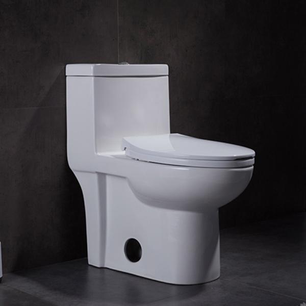 Buy cheap 28inch Siphonic One Piece Toilet Comfort Height Elongated Hotel Bathroom from wholesalers