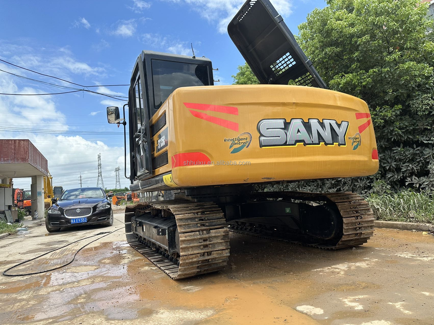 China Made Excavator Used Sany Excavator 135 Yellow 0.7m3 Bucket Capacity 13 Ton