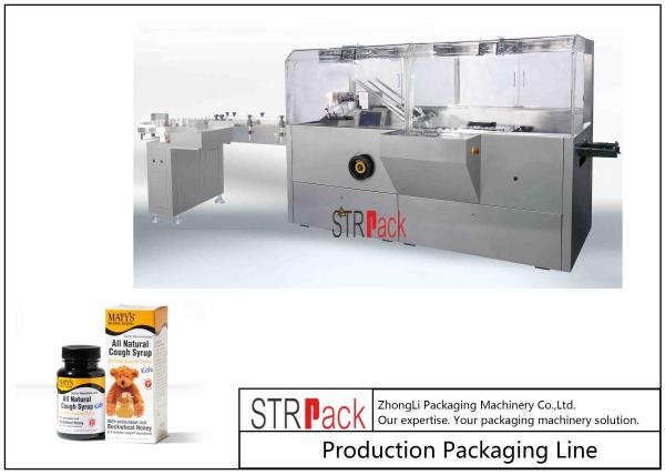 Buy cheap Stable Performance Bottle Packing Machine / Automatic High Speed Cartoning Machine from wholesalers