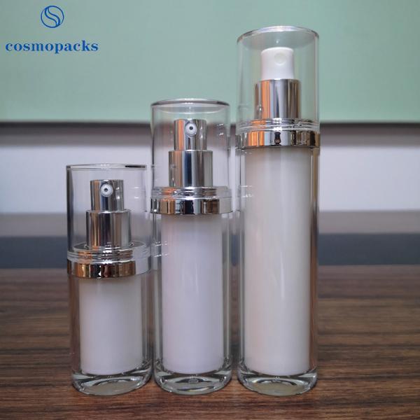Buy cheap Double Walled Acrylic Plating PMMA Airless Dispenser Bottles from wholesalers