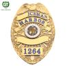 Buy cheap Gold Plating HPD Zinc Alloy 3d police badge with gold plating from wholesalers