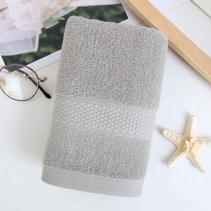 100% Cotton Custom Plain Household Towel 32 Strands Quick Drying Absorbent Washable Towel