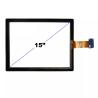 Buy cheap Customized Projected Capacitive Touch Screen 15 Inch Industrial Black Silk Screen Printing from wholesalers