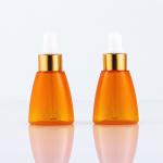 Orange Essential Oil Plastic Serum Dropper Bottle 10ml Screen Printing
