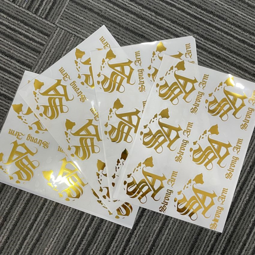 Elastic Metallic Heat Transfer Washable HTV Custom Heat Transfer Designs