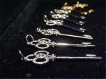 diamonds of crown key 18kt gold with yellow gold or white gold or pink gold
