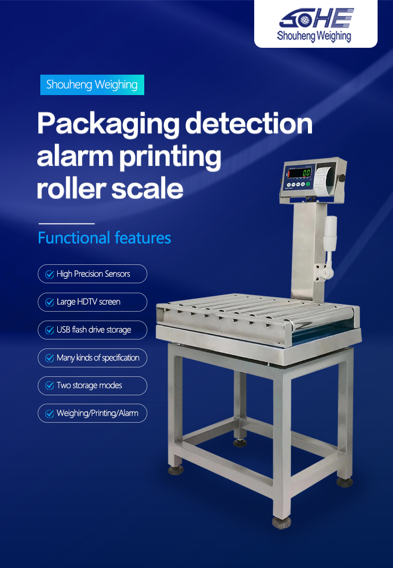 SOHE A1SP 60kg Stainless Steel LED Alarm Light Print Blood Food Weight Detection Machine