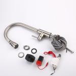 Buy cheap IPX5 Kitchen Sink Mixer Faucet / DC6V Ceramic Disc Cartridge Single Hole Bar from wholesalers
