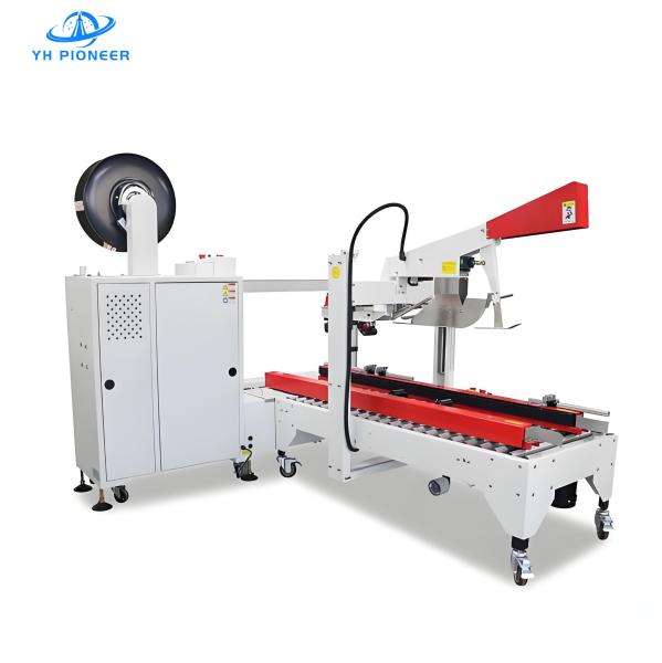 Buy cheap 18m/min Automatic Carton Box Sealing Machine With 30mm 45mm Adhesive Tape Width from wholesalers
