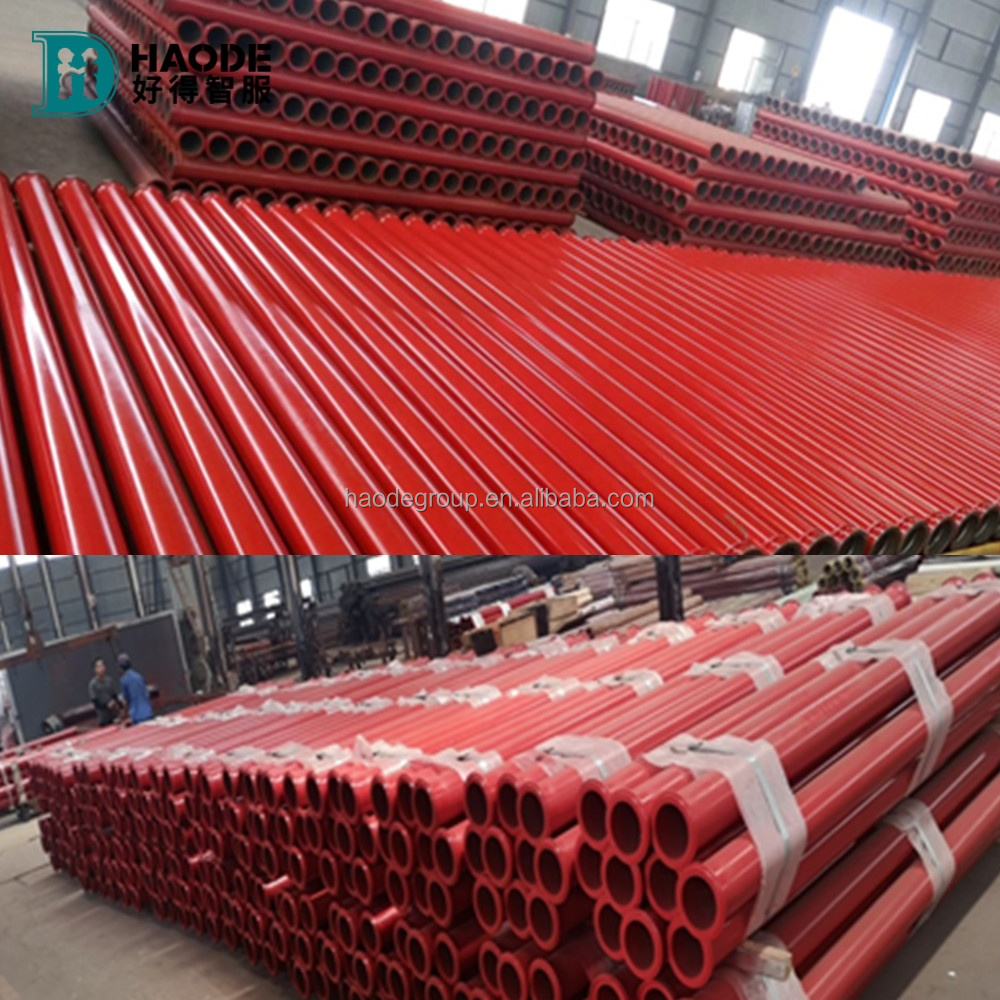 Concrete Pump Spare Parts Seamless Double Wall Concrete Pipe for Field Installation