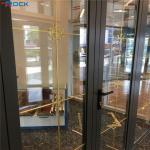 Insulating Glass No Corrosion Windows Georgian Bar Aluminium Golden