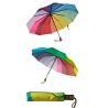 Buy cheap Windproof Rainbow Two Folding Umbrella With 8mm Metal Shaft from wholesalers