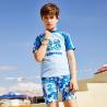 Buy cheap Summer Big Boy Swimsuit Split Digital Printing Simple Children'S Swimsuit With Swimming Cap from wholesalers