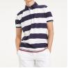 Buy cheap High Collar Stripped Golf Polo Shirt for Men Customised Logo Cotton Material from wholesalers