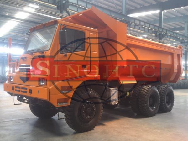 Buy cheap U Shape Rigid Dump Truck , Single Side Cab 50 - 60 Ton Heavy Dump Truck from wholesalers