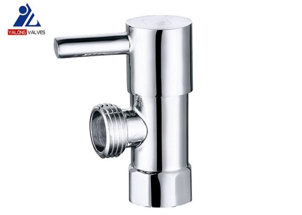 Buy cheap Polish Finished ISO 228 Angle Valve Toilet BS 2779 Threaded Angle Stop Quick Open from wholesalers