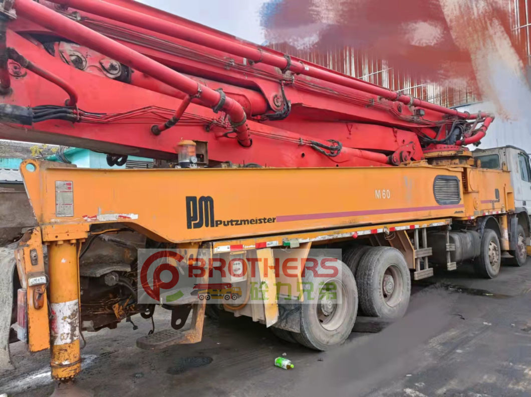Used Pump Truck Putzmeister 56 Meter Used Heavy Equipment for Concrete