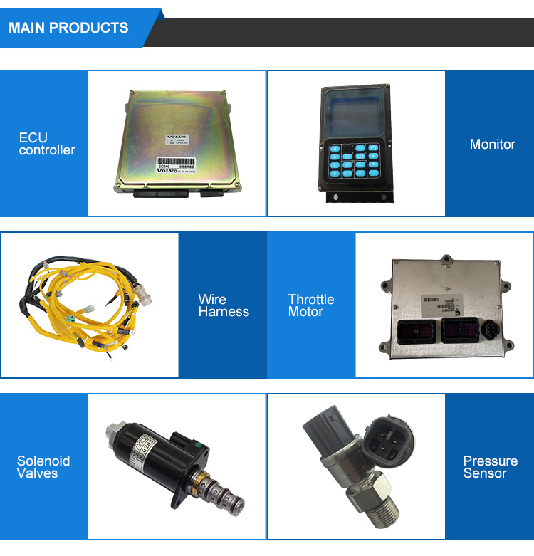Electric Parts SK210-8 J05E Excavator Control Unit YN22E00336F1 with Online Support