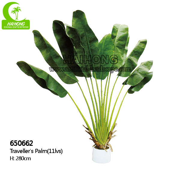 Beautiful 280cm Artificial Traveller's Palm Large Size Plant Garden Landscaping And Indoor Decor