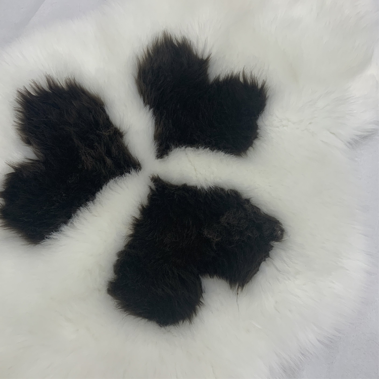 65x180 Plush Faux Sheepskin Carpet White Fur Rug
