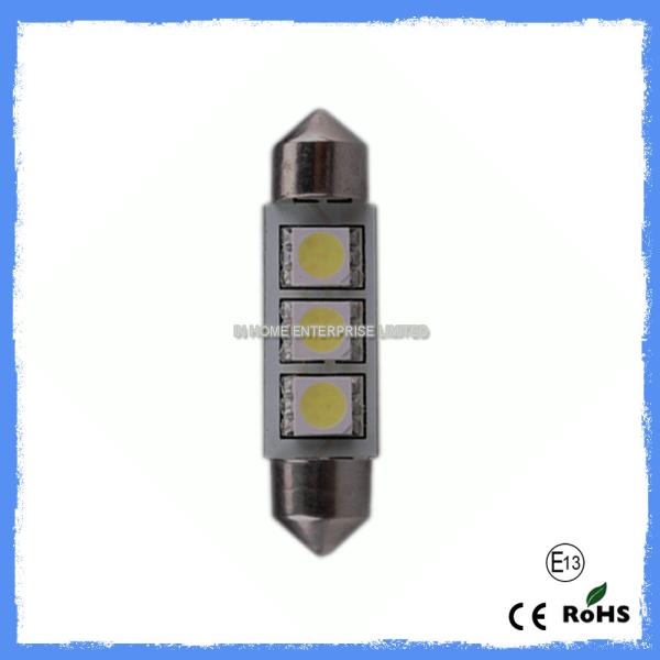 Buy cheap 3 Chip 5050 RA>85 360° LED License Plate Light 12V 36MM Festoon Auto Parts from wholesalers