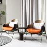 Buy cheap Firm Waterproof Ultra Modern Dining Chairs French Style 86cm High from wholesalers