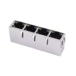 100M 1×4 Ports Integrated RJ45 Ethernet Connector Plug
