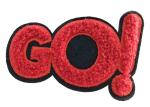 No MOQ Sew OnRed Letters Embroidery Chenille Patch For Hoodies