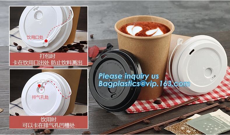 Disposable 8/12/16 Oz Beverage Coffee Cups Single Wall Paper Cups with Lid,Wholesale Disposable Paper Coffee Cup Custom