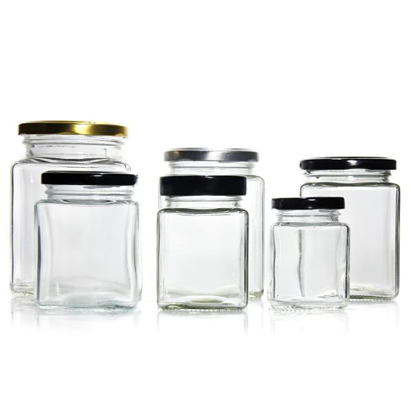 Buy cheap Durable Clear Glass Food Jar 100ml 240ml High Sealed Storage Container For Fruit from wholesalers