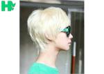 Blonde Short Synthetic Men Hair Wig Natural Looking 150 Gram