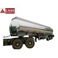 Buy cheap Dot Standard Mobile Fuel Trailers Mirror Surface Aluminum Alloy Tank Body product