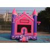 Buy cheap 3In1 High Tear Strength Pink Inflatable Jump House with basket hoop for School Lobbies from wholesalers