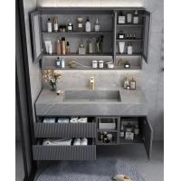 Buy cheap Double Bathroom Vanity Sink Cabinet Solid Wood Furniture Modern Style product