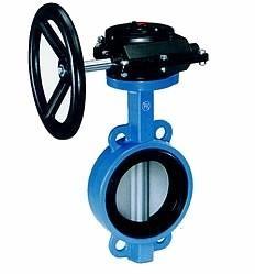 Buy cheap Industrial butterfly wafer valve With Gearbox , PN 10 Bar Hand / Manually Operated,CAST IRON,WCB from wholesalers