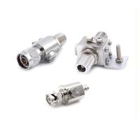 Buy cheap Flange SMA Fiber Optic Adapter With Cap For Nickel Plated Brass Connector product